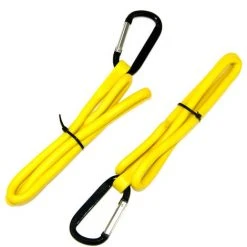 TOYA 2 X KFZ Sicherungsseil Karabinerhaken Elastisch