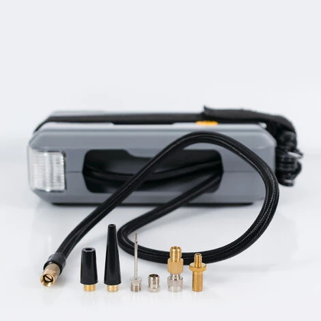 Mauk KFZ Multi - Kompressor 12 Volt 4in1 Kompressor Batterietester Lichtmaschinentester LED - Lampe – Bild 5