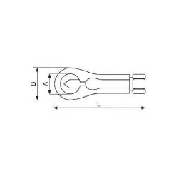 Bahco Mechanischer Mutternsprenger, Galvanisiert Und Brüniert, M24