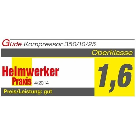 Güde Kompressor Kolbenkompressor Druckluftkompressor Airpower 350/10/25 – Bild 2