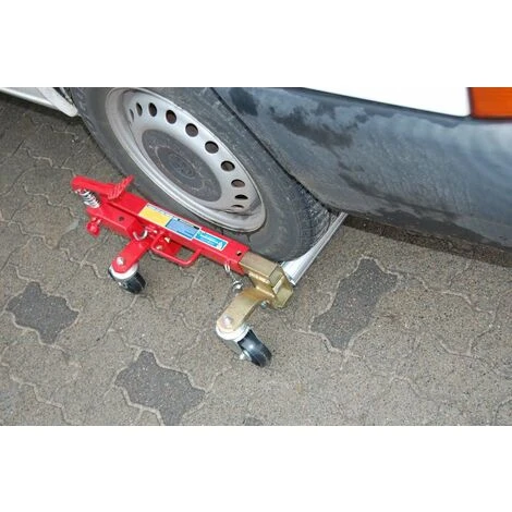 BAUMARKTPLUS TrutzHolm® Rangierhilfe Wagenheber PKW Auto Rangierroller Rangierwagenheber – Bild 2