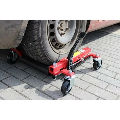 BAUMARKTPLUS TrutzHolm® Rangierhilfe Wagenheber PKW Auto Rangierroller Rangierwagenheber – Bild 4