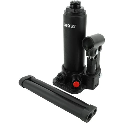 YATO Hydraulischer Stempelwagenheber 2T Wagenheber 181-345 Mm Hubbereich Stempel-Heber – Bild 3