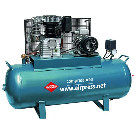 AIRPRESS Kompressor 4 PS / 200 Liter / 15 Bar Typ Druckluft-Kolbenkompressor Made In Europe