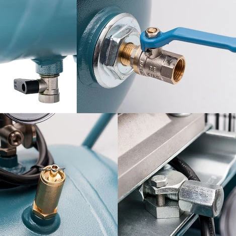 AIRPRESS Kompressor 4 PS / 200 Liter / 15 Bar Typ Druckluft-Kolbenkompressor Made In Europe – Bild 2