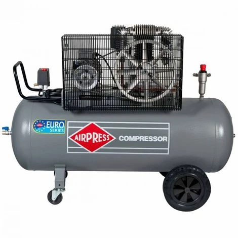 Airpress® ölgeschmierter Druckluft-Kompressor 5,5 PS / 4 KW 11 Bar 270 Liter Kessel 400 Volt) Großer Kolben-Kompressor HK 650-270 – Bild 3
