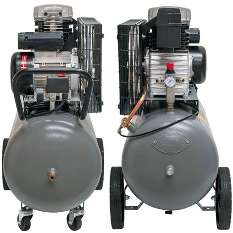 Airpress® Druckluft-Kompressor 3 PS 2,2 KW 10 Bar 100 Liter Kessel Mobiler Kolben-Kompressor 230 Volt HL425-100 – Bild 3