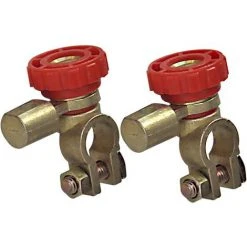 MISO TOOLS 2 Stück Trennschalter KFZ Batterie 6-24V Drehbar Hauptstromschalter Batterietrenner