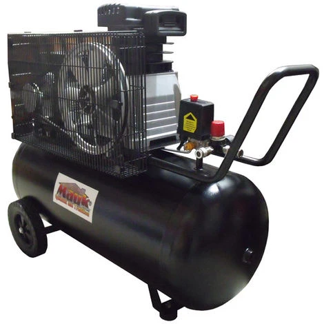 Mauk Druckluft Kompressor Mit Riemenantrieb - 90 L, 2200 W, 8 Bar