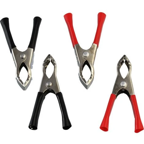 MISO TOOLS 60 Tlg Krokodilklemme + Ladeklemme Batterieklemme Polklemme Ladezange In Einer Kunststoffbox – Bild 2