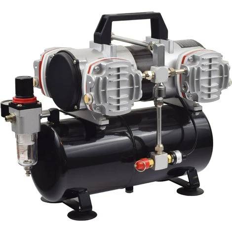 Agora-Tec® Airbrush Mini Druckluft Kompressor AT-AC-07(sehr Leise) Max. 6 Bar 78l/min