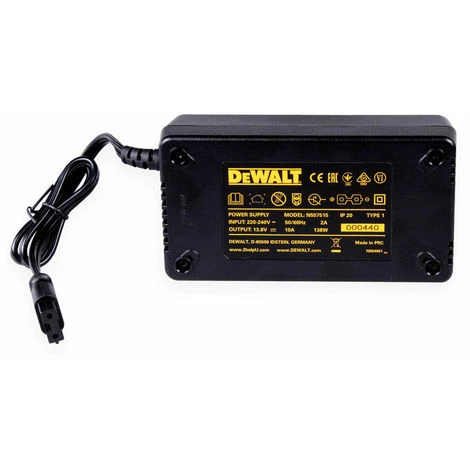 DeWALT Netzteil N557515 Für Akku-Kompressor DCC018N-XJ - Netzteil - Netzadapter - Zubehör - 3x Regionsspezifische Wechselstromkabel