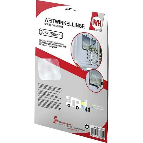 NO-NAME IWH 73556 Weitwinkellinse 255 Mm X 205 Mm Für Heckscheibe – Bild 2