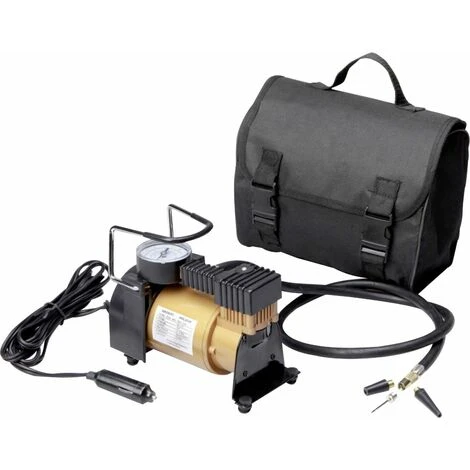 UNITEC AUTOTEILE Unitec Mini Kompressor 12 Volt 7 Bar Auto KFZ Druckluft Elektrische Luftpumpe