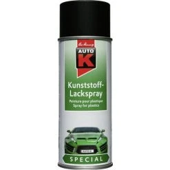 Kwasny Auto-K Kunstoff-Lackspray Spraydose Spezial , Schwarz, 400 Ml