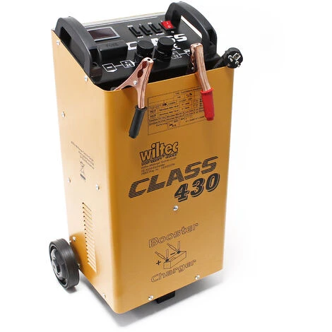 WilTec Batterieladegerät Batterie 12V 24V Ladegerät Akkuladegerät Boost 430