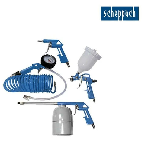Pack SCHEPPACH - Kompressor 50L - 2200W - HC53DC - Satz Mit 5 Druckluft-Zubehörteilen - 3906101704 – Bild 2