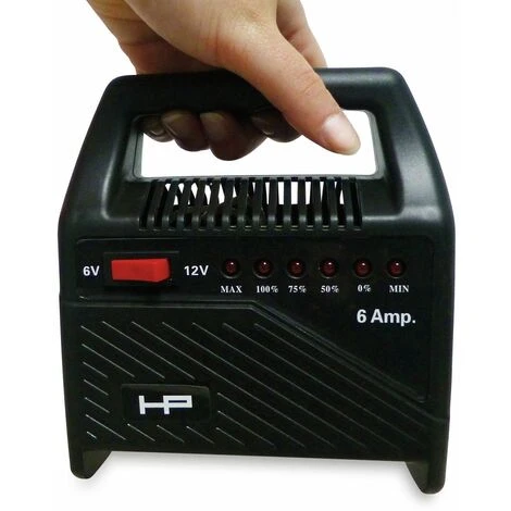 HP AUTOZUBEHÖR HP Autozubehör Batterie-Ladegerät 20502, 6/12 V-, 6 A – Bild 3