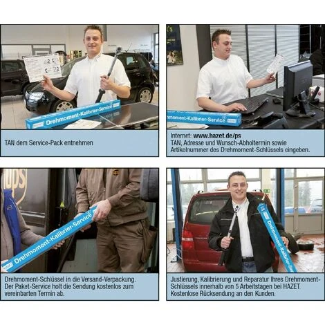 Hazet Drehmoment-Schlüssel-Wartungsservice-Box - SP-20