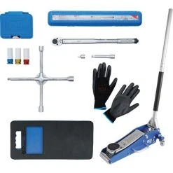 BGS Technic Radwechsel-Service-Satz Mit Rangier-Wagenheber 1,5 T | 10-tlg.