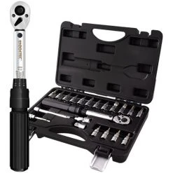 HAPPYSHOPPING 21-in-1-Drehmomentschlüssel-Bitset Fahrrad-Motorraderkennungs-Reparaturwerkzeug Hochpräzises Kombinationswerkzeug Mehrzweck-Hilfswerkzeug-Kit Home Haushaltsfahrrad-Fix