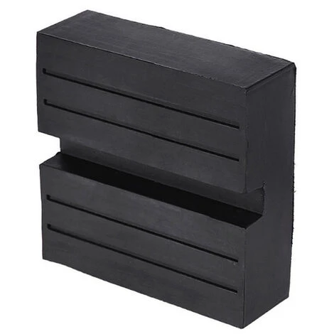 HAPPYSHOPPING Jack Rubber Pad 4er Pack Universal Car Square Schwarz Anti-Rutsch-Schienenadapter Jack Guard Pad Adapter Fahrzeugreparaturwerkzeug Für Autohebebühne,4 PACKUNG – Bild 4