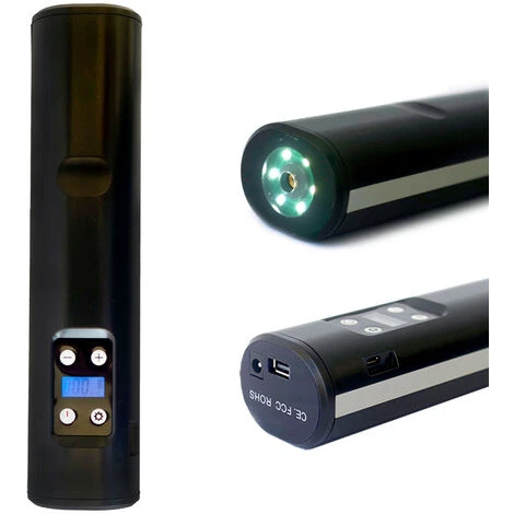 ASUPERMALL 12V Notbeleuchtung Power Bank Aufblasbare Autopumpe Drahtlose Tragbare Aufblasbare Pumpe – Bild 3