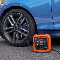 BLACK & DECKER Black+Decker 11.0 Luftpumpe Kompressor/Bar/12V, 160psi, Für Reifen, Bälle, Rollstühle, Etc., Mit 2 Betriebsarten Und AbPUMP-Modus, Asi400, 0 W, 12V