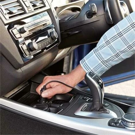 BLACK & DECKER Black+Decker 11.0 Luftpumpe Kompressor/Bar/12V, 160psi, Für Reifen, Bälle, Rollstühle, Etc., Mit 2 Betriebsarten Und AbPUMP-Modus, Asi400, 0 W, 12V – Bild 4