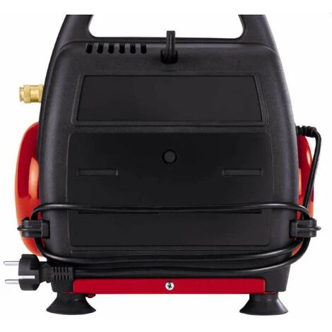 Einhell Kompressor TC-AC 190/6/8 OF 1100 W 6 L Ansaugleistung 185 L / Min 8 Bar ölfrei Standfüße – Bild 2