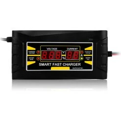 ASUPERMALL Vollautomatisches Auto-Akku-Ladegerat 110V / 240V Bis 12V 6A 10AmasArt Schneller Stromaufladung Fur Nasse Trockene Blei-Saure-digitale LCD-Anzeige EU-Stecker
