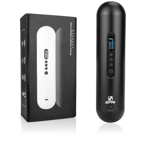 ZTTO Tragbarer Mini-Luftkompressor 120PSI Handheld Fahrradreifen-Inflator-Pumpe Für Auto Fahrradreifen Bälle Spielzeug,Schwarz