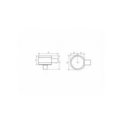 Bahco Durchsteck-Einsteckknarre, Birnenförmig, Art.Nr. 14P-1/2