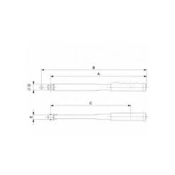 Bahco Elektronischer Drehmoment- Und Winkelschrauber Mit Memory/USB & Rechteckigem Wechselkopf
