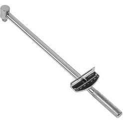 HAPPYSHOPPING 1/2 Zoll 0~300N.m Drehmomentschlüssel Zeigertyp Drehmomentschlüssel Chrom-Vanadium-Stahl Einstellbar DIY Autoreparaturen Reifenmontage Steckschlüssel,Silber