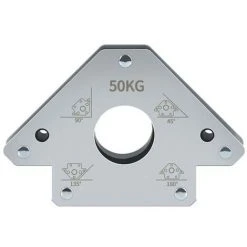 HAPPYSHOPPING 50 Kg Elektroschweißhilfsmittel Magnetisches Schweißpositionierwerkzeug Elektroschweißhalter Rechter Schrägwinkel Multi-Winkel-Fixierer Zum Schweißen Von Rohren Montagehalterung Schweißen 45° 90° 135° 180° Winkel,50kg