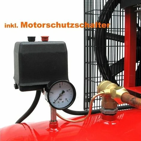 APEX Druckluft Kompressor 7,5PS 900/270 Werkstattkompressor BK119 Kolbenkompressor 5,5 KW – Bild 2