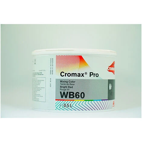 CROMAX PRO WB60 BASE MATT BRIGHT RED 0,5 LITER