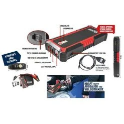 Iwetec MES 25000 Inkl. OBD, Autostarthilfe Und Powerbank