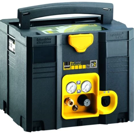 SCHNEIDER-DRUCKLUFT Schneider Druckluft Kompressor (Kolbenkompressor 1 Zylinder, 8 Bar, 6L, 1,1 KW)
