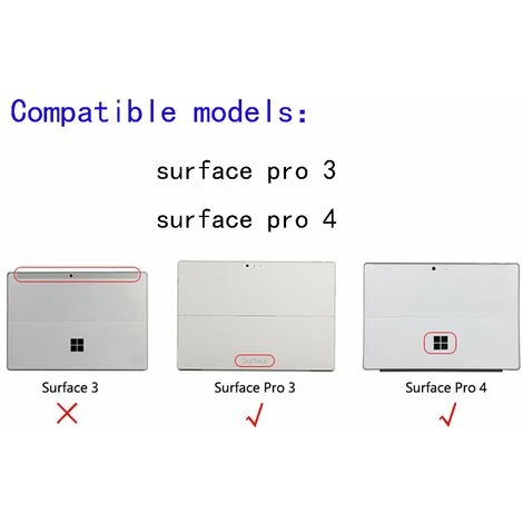 LANGRAY DC 12V 2.58A Tragbares Autoladegerät Netzteil Für Microsoft Surface Pro 3 Pro 4 12-Zoll-Tablet (Surface Pro 3 Autoladegerät) – Bild 4