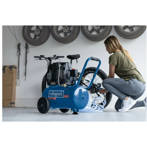 SCHEPPACH Pack Kompressor 24L - 1100W - HC25Si - 15m Schlauch – Bild 2