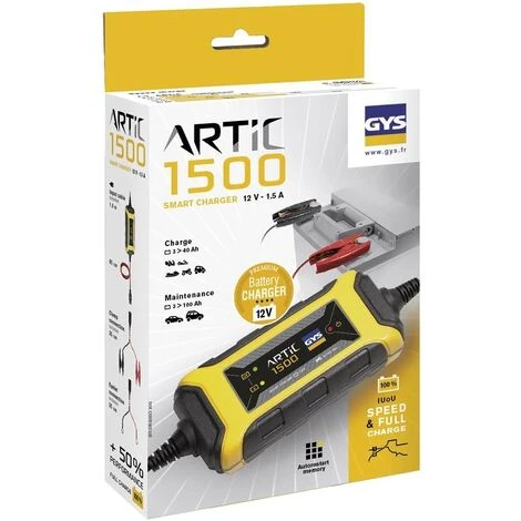 GYS Batterieladegerät Für 12V Batterien - ARTIC 1500 - IP65 – Bild 3