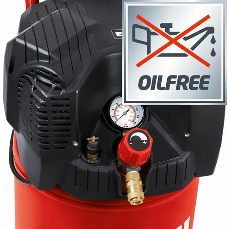 Einhell Kompressor TH-AC 200/30 OF 30 L Ansaugleistung 200 L/min 8 Bar ölfrei Drucklufterzeuger – Bild 2