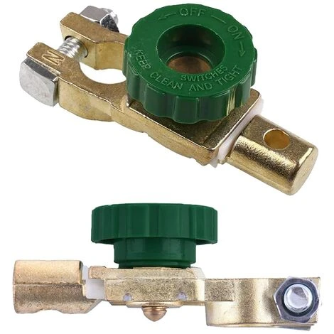 THSINDE Universeller Batterietrennschalter Mit Grünem Knopf 12V Oder 24V 17mm – Bild 3