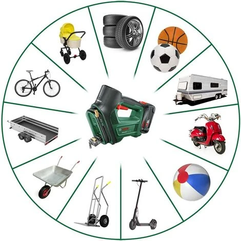 Bosch Akku Luftkompressor UniversalPump 18V (ohne Akku, 18 Volt System, Lufstrom 30 L/min, Bis Zu 10.3 Bar Druck) – Bild 3