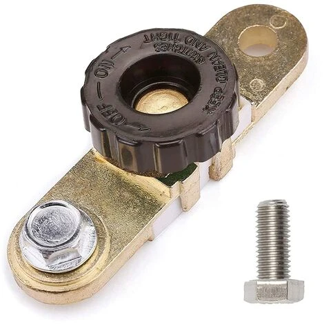 MODOU Spurtar Leistungsschalter Elektrischer Schalter Terminal Autobatterie Leistungsschalter 6V 12V 24V Für Auto LKW Boot Motorrad RV Auto Camper Anti-Diebstahl Seitenpfosten