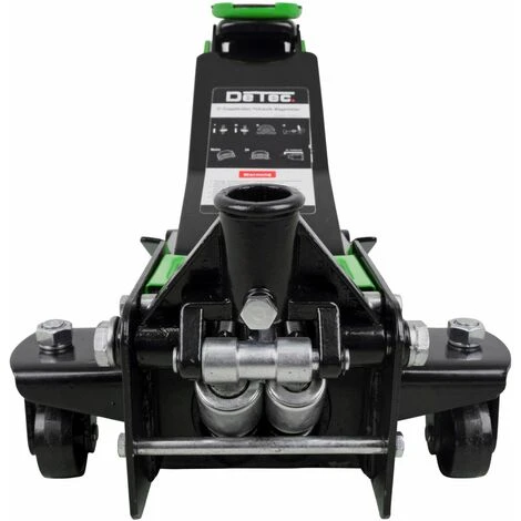 DeTec. DT-3TWH 3 Tonnen Rangier-Wagenheber Quick Lift Grün + Drehmomentschlüssel 1/2 Zoll – Bild 2