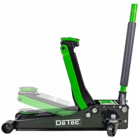 DeTec. DT-3TWH 3 Tonnen Rangier-Wagenheber Quick Lift Grün + Drehmomentschlüssel 1/2 Zoll – Bild 3