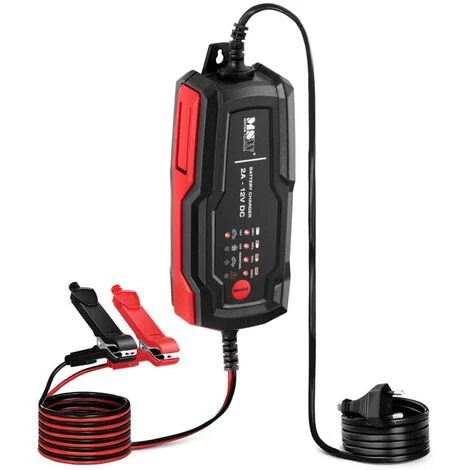 MSW Auto Ladegerät Batterieladegerät Pkw Kfz LED Automatisch 2 A 12 V 60 Ah